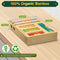 KOCWELL Bag Organizer Plastic Wrap Dispenser Cutter 6 In 1 Bamboo Foil - Yellow - Like New