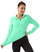 FKEEP WOMEN'S POLO SHIRTS LONG SLEEVE UPF 50+ SUN PROTECTION TENNIS GOLF - Brand New