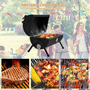 Lovely Snail Charcoal Grill Portable BBQ Grill  B08M9HL7XW - Black - Like New