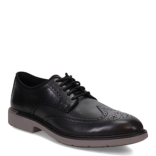 C34601 COLE HAAN MEN'S GO-TO WING OXFORDS BLACK/GYM MIDSOLE SIZE 9.5 M - Like New