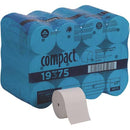 COMPACT 19375 2-PLY CORELESS BATH TISSUE TOILET PAPER - PACK OF 36 - WHITE - Brand New