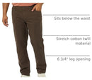 GT1901442 Amazon Essentials Men's Skinny-Fit 5-Pocket Chino Pants Brown 32 X 31 - Brand New