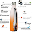 BJPKPK 25OZ INSULATED STAINLESS STEEL WATER BOTTLES - CORAL - Like New