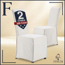 Finch Grayson Parsons Upholstered Dining Chairs, Set of 2 - Ivory - Like New