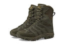 J004109 MERRELL MENS MOAB 3 8" TACTICAL ZIP WATERPROOF BOOT DARK OLIVE SIZE 13 - Like New