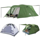AYAMAYA 6-8 PERSON CAMPING TENT - GREEN/GRAY - Like New