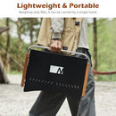 NATUREHIKE CHARCOAL GRILL BBQ FOLDING PORTABLE LIGHTWEIGHT SMOKER GRILL BLACK - Like New