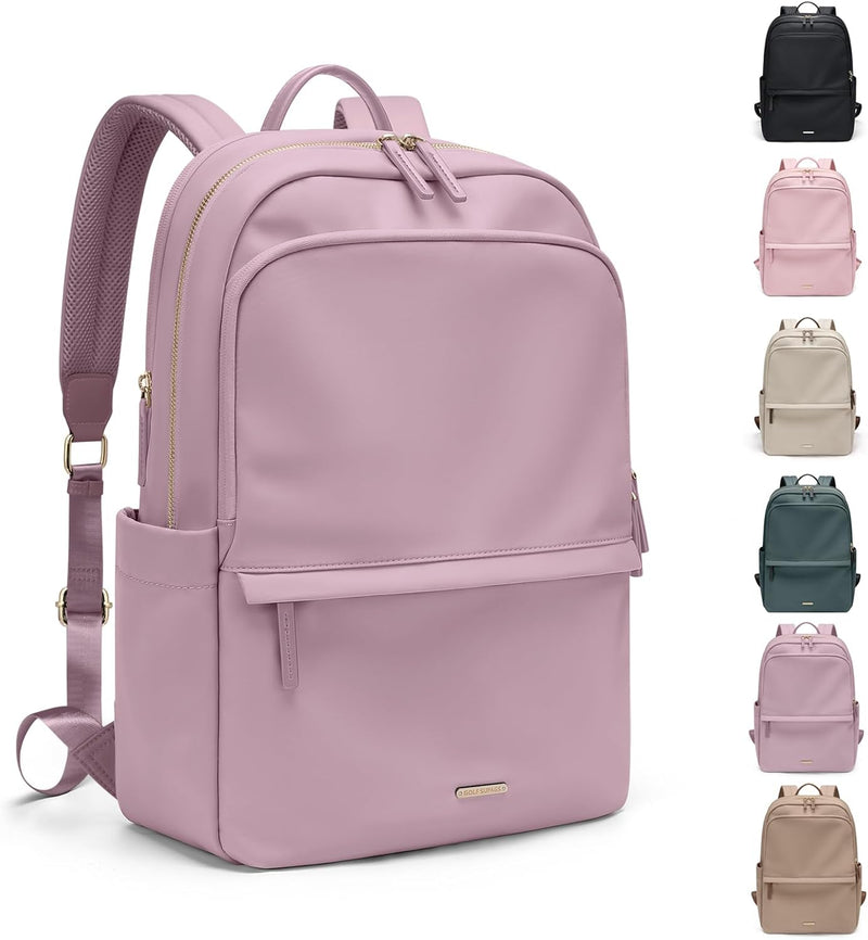 GOLF SUPAGS WOMEN CASUAL DAYPACK COLLEGE BACKPACK PURSE FITS - PINKISH PURPLE - Like New