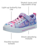 SKECHERS KIDS TWINKLE SPARKS OMBRE FLUTTE (LITTLE KID) SIZE 10 - LAVENDER - Brand New