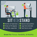 TechOrbits Standing Desk Converter 32" OF-S05-1 - BLACK Like New