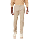 AMAZON ESSENTIALS MEN'S CASUAL STRETCH CHINO PANT-33WX29L - TAN - Brand New