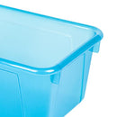 Storex Small Cubby Bins Plastic Storage Containers 12.2x7.8x5.1in, 5-Pack -Teal - Brand New