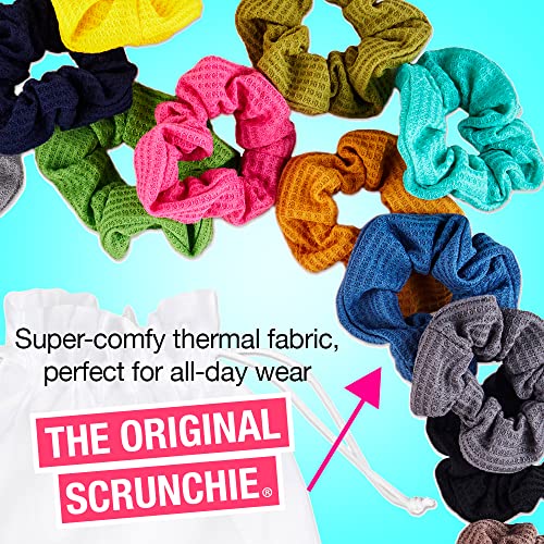 Scunci by Conair The Original Super Comfy Waffle Knit Scrunchie 36 Count - Brand New