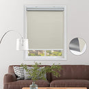 Cordless Blinds Blackout Roller Shades Room Darkening Window Blinds White Beige - Brand New