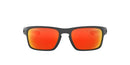 OAKLEY MENS SLIVER STEALTH SQUARE SUNGLASSES OO9408 MATT BLACK/RUBY IRIDIUM - Like New