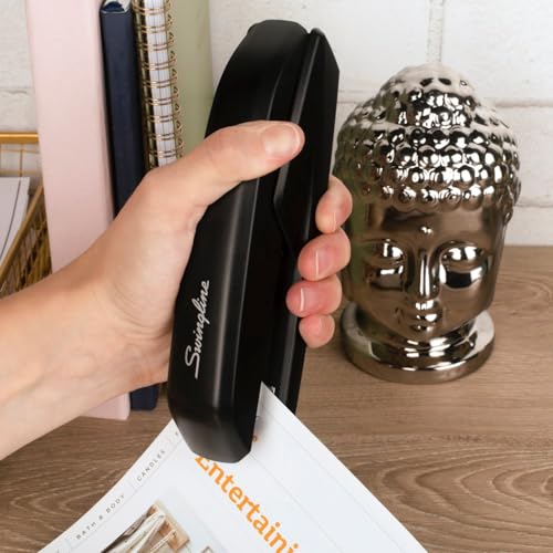 SWINGLINE STANDARD STAPLER ECO VERSION 15 SHEETS S7054501 - BLACK - Like New