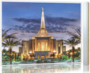 Latter-day Strengths Gilbert Arizona LDS Temple at Twilight 20 HD Print - Brand New