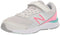 IA680BP NEW BALANCE KID'S 680 V6 HOOK AND LOOP SHOE NIMBUS CLOUD/BUBBLEGUM/SURF - Like New