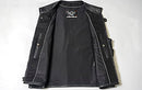 True Element Mens SWAT Team Style Leather Motorcycle Vest with Gun Pockets 2XL - Brand New