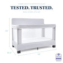 Baby Delight BD06210 Horizon Full Crib Breathable Mesh Walls Tool-Free Assembly - Like New