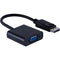 ATIVA DISPLAYPORT TO VGA PIGTAIL ADAPTER 6” BLACK 36543 - BLACK - Brand New