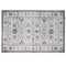 BIBB HOME WASHABLE FLANNEL PRINTED ACCENT RUG WITH LATEX BAC 24X36 - IVORY GRACE - Brand New