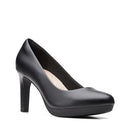 CLARKS WOMEN'S AMBYR JOY PUMP - SIZE: WOMEN 7.5 - BLACK LEATHER - Like New