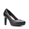 CLARKS WOMEN'S AMBYR JOY PUMP - SIZE: WOMEN 7.5 - BLACK LEATHER - Like New