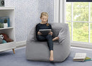 Delta Children Cozee Cube Chair Kid Size (For Kids Up To 10 Years Old) - Alloy - Brand New