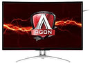 For Parts: AOC Agon AG322QCX Monitor 31.5 2560x1440 - PHYSICAL DAMAGE-CRACKED SCREEN