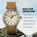 TWC0012009J TIMEX MEN'S EXPEDITION SCOUT 40MM WATCH TAN/NATURAL/GRAY - Brand New