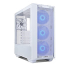 LIAN LI LANCOOL III E-ATX PC CASE RGB GAMING COMPUTER CASE HINGED GLASS WHITE - Like New