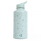 BLOGILATES 62OZ STAINLESS STEEL WATER BOTTLE - LIGHT MINT GREEN - Like New