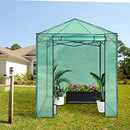PEXFIX 6'X 5' PORTABLE WALK-IN GREENHOUSE EASY SETUP GARDEN GREEN HOUSES - GREEN - Like New