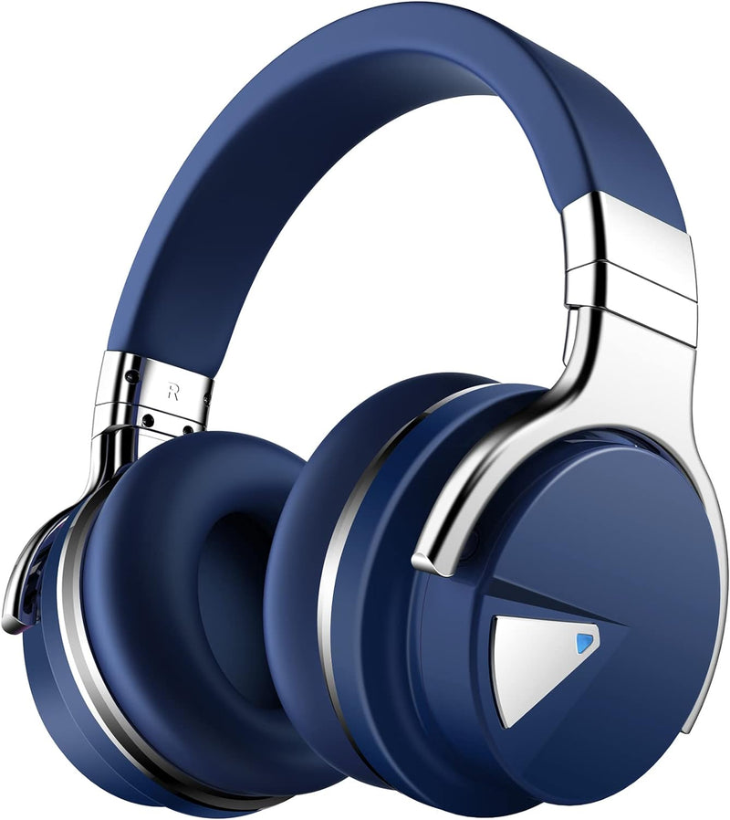 Silensys E7 Active Noise Cancelling Headphones - Navy - Like New