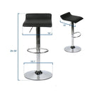 ELECWISH SET OF 2 BAR STOOLS OW002 - BLACK - Like New