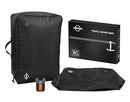 AYOVOCH TRAVEL VACUUM BAGS WITH WIRELESS PUMP 70L, 2PC + PUMP - BLACK - Like New