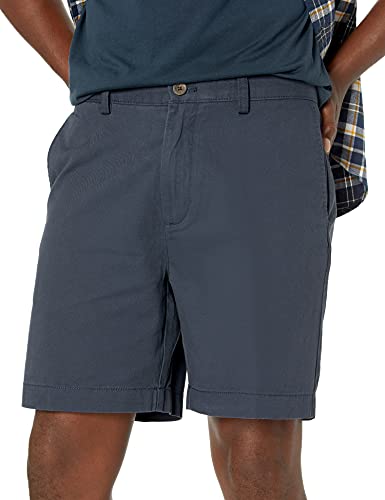 AMAZON ESSENTIALS MEN'S SLIM-FIT 7" CHINO SHORT SIZE: MEN 28 DARK NAVY - Brand New