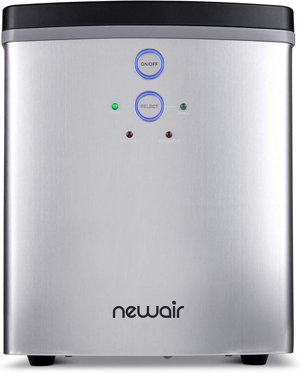 NewAir NIM033SS00 Portable Countertop Ice Maker - SILVER Like New