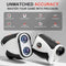 VISIOGEAR GOLF RANGEFINDER WITH SLOPE 1200 YARDS LASER - A WHITE - Like New