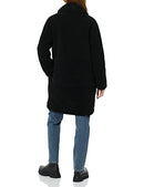 AMAZON ESSENTIALS WOMEN'S OVERSIZED TEDDY SHERPA COAT - SIZE: WOMEN XXL - BLACK - Brand New