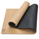 B09237NFTQ Natural Rubber Yoga Mat Men Women, Tall People Organic Yoga Mats - Brand New