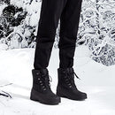 Jousen Men's Waterproof Snow Boots Black Insulated Winter Boot - Size 8 - Like New