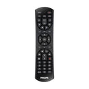 PHILIPS 3-DEVICE UNIVERSAL REMOTE CONTROL - BLACK - Like New