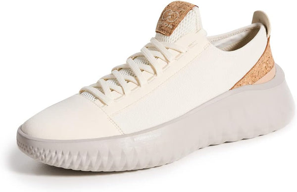 COLE HAAN MEN'S GENERATION ZEROGRAND II SNEAKER SIZE: 9.5 EGRET/PALOMA/VACHETTA - Like New