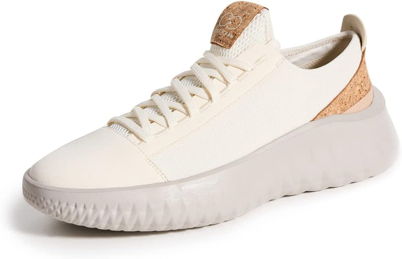 COLE HAAN MEN'S GENERATION ZEROGRAND II SNEAKER SIZE: 9.5 EGRET/PALOMA/VACHETTA - Like New
