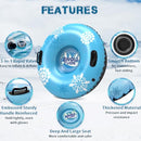 SST-G-SST-P-SST-B-SST-Y 36'' 4PACK SNOW SLED FOR KIDS AND ADULT LIGHT BLUE - Like New