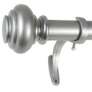 DECOPOLITAN URN 72 IN. - 144 IN. ADJUSTABLE CURTAIN ROD - ANTIQUE SILVER - Like New