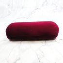 GUCCI VELVET HARD CLAMSHELL SUNGLASSES CASE - RED - Like New
