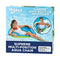 AQUA LEISURE AQUA POOL CHAIR FLOAT FOR ADULTS ZERO GRAVITY - BLUE FERN - Like New